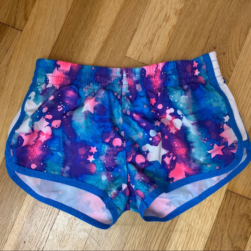 Girls size small active shorts with built in brief